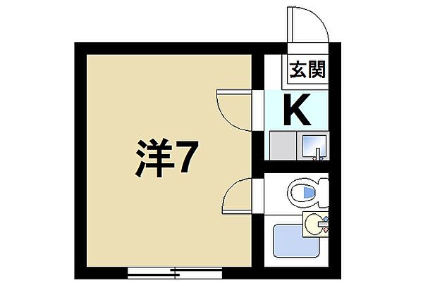 奈良県奈良市柳町(賃貸マンション1K・5階・16.00㎡)の写真 その2