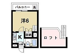 奈良県生駒市東松ケ丘（賃貸アパート1K・2階・17.60㎡） その2