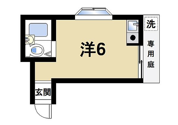 画像2:お一人暮らしにピッタリのお部屋です。