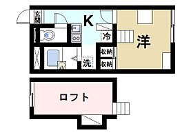 奈良県奈良市西大寺赤田町2丁目1-1（賃貸アパート1K・2階・20.28㎡） その2