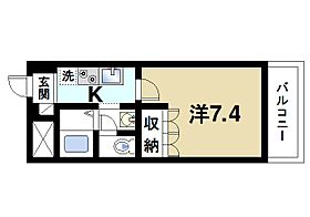 フロント木津  ｜ 京都府木津川市木津駅前1丁目（賃貸マンション1K・7階・24.75㎡） その2