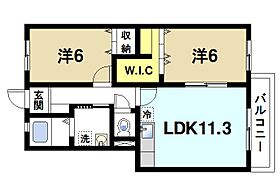 セピアコート平城山  ｜ 奈良県奈良市佐保台西町（賃貸マンション2LDK・3階・55.20㎡） その2