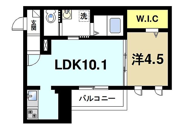 奈良県奈良市杉ヶ町(賃貸マンション1LDK・2階・38.46㎡)の写真 その2