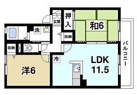 クレールＮ  ｜ 奈良県奈良市法華寺町（賃貸アパート2LDK・2階・53.48㎡） その2