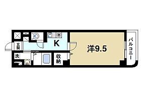 奈良県奈良市西大寺宝ヶ丘（賃貸マンション1K・2階・29.84㎡） その2