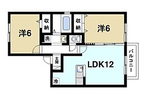 ルミナス　アークB  ｜ 奈良県磯城郡田原本町小室（賃貸アパート2LDK・2階・54.72㎡） その2