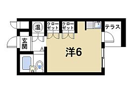 奈良県奈良市富雄北1丁目（賃貸マンション1R・1階・20.16㎡） その2