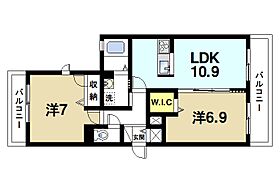 crossroads（クロスローズ）  ｜ 奈良県奈良市佐保台西町（賃貸マンション2LDK・3階・60.53㎡） その2