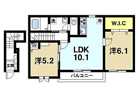 奈良県奈良市西九条町3丁目1-34（賃貸アパート2LDK・2階・54.70㎡） その2