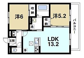 奈良県奈良市大森町98-1（賃貸アパート2LDK・1階・56.55㎡） その2