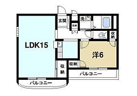 奈良県奈良市大安寺6丁目（賃貸マンション1LDK・2階・54.74㎡） その2