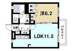 奈良県奈良市大安寺5丁目（賃貸アパート1LDK・2階・42.60㎡） その2