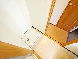 室内洗濯機置き場です。