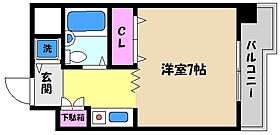 兵庫県神戸市東灘区本庄町２丁目（賃貸マンション1K・1階・19.84㎡） その2