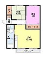 高塚団地2-71階6.4万円