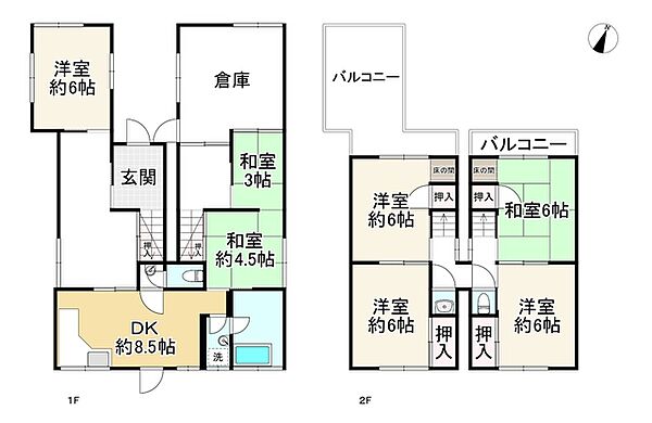 間取りを拡大表示