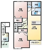 GRANDーSUITE 202 ｜ 和歌山県海南市阪井94-1（賃貸アパート2LDK・2階・58.64㎡） その2