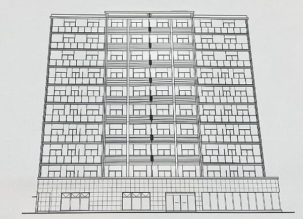 友田町店舗付き新築マンション ｜和歌山県和歌山市友田町2丁目(賃貸マンション2LDK・9階・63.03㎡)の写真 その3