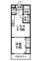 和歌山県和歌山市小雑賀279-2（賃貸アパート1LDK・2階・31.50㎡） その2