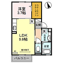 Ｄ－ｒｏｏｍ毛見 202 ｜ 和歌山県和歌山市毛見682-7（賃貸アパート1LDK・2階・35.32㎡） その2