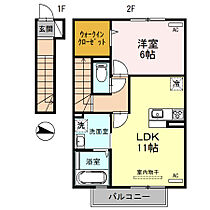 ウィットNII 201 ｜ 和歌山県和歌山市紀三井寺411-3（賃貸アパート1LDK・2階・49.88㎡） その2