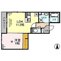 D-roomN・KI 203 ｜ 和歌山県和歌山市小松原5丁目1-43（賃貸アパート1LDK・2階・43.08㎡） その2