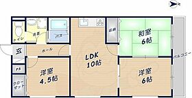 スイート21・イナバ  ｜ 大阪府東大阪市稲葉２丁目2番55号（賃貸マンション3LDK・2階・60.00㎡） その2