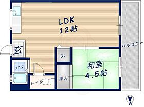 大阪府東大阪市末広町24番20号（賃貸アパート1LDK・2階・35.00㎡） その2