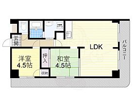 メゾンドール六万寺  ｜ 大阪府東大阪市六万寺町２丁目1番1号（賃貸マンション2LDK・5階・54.00㎡） その2