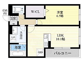 NUKATA COLN SS  ｜ 大阪府東大阪市南荘町（賃貸アパート1LDK・1階・43.66㎡） その2