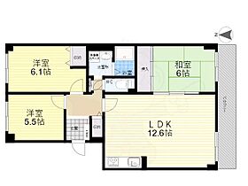 大阪府東大阪市東石切町６丁目4番11号（賃貸マンション3LDK・8階・67.32㎡） その2