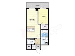 VITA荒本 1LDKの間取図画像