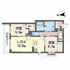 物件の間取り