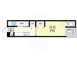 ニューOKマンション 1Kの間取図画像