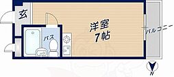 リリーフ明日香新石切 ワンルームの間取図画像