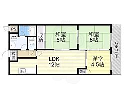 モア.ライフ 3LDKの間取図画像