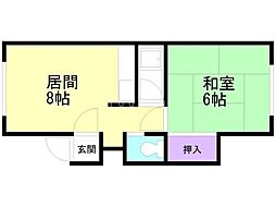間取図画像 1LDK