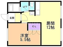 間取図画像 1LDK