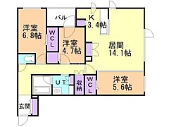 物件の間取り