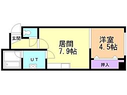 間取図画像 1DK