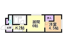 間取図画像 1LDK