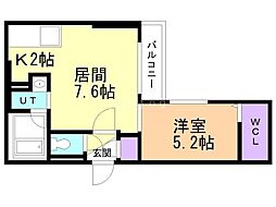 間取図画像 1LDK