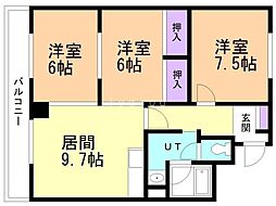 間取図画像 3LDK