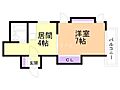 キャッスル北沢札幌2階3.4万円