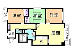 間取図画像 3LDK