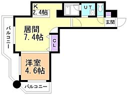 間取図画像 1LDK