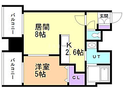 間取図画像 1LDK