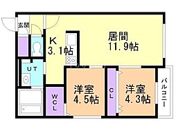 札幌市営南北線 幌平橋駅 徒歩19分