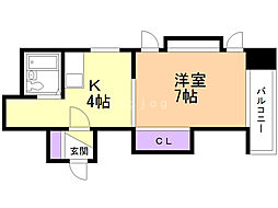 キャッスル北沢札幌 4階/404