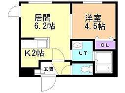 間取図画像 1LDK